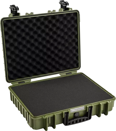 B&W Outdoor Cases BW Outdoor Cases Type 6040 / Bronze green (pre-cut foam)