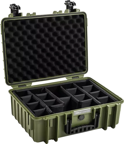 B&W Outdoor Cases BW Outdoor Cases Type 5000 / Bronze green (divider system)