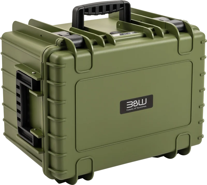 B&W Outdoor Cases BW Outdoor Cases Type 5500 / Bronze green (divider system)