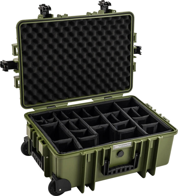 B&W Outdoor Cases BW Outdoor Cases Type 6700 / Bronze green (divider system)