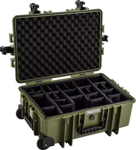 B&W Outdoor Cases BW Outdoor Cases Type 6700 / Bronze green (divider system)