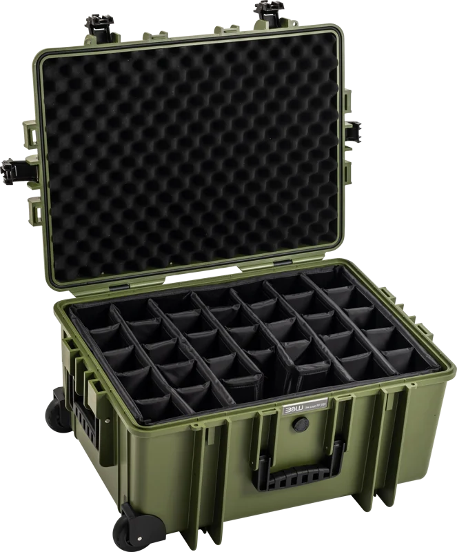 B&W Outdoor Cases BW Outdoor Cases Type 6800 / Bronze green (divider system)