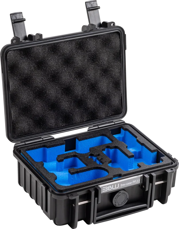 B&W Outdoor Cases BW Outdoor Case Type 500 for DJI Osmo Pocket 3 Creator Combo, Black