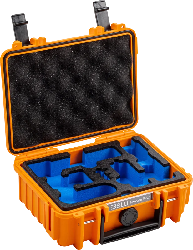 B&W Outdoor Cases BW Outdoor Case Type 500 for DJI Osmo Pocket 3 Creator Combo, Orange