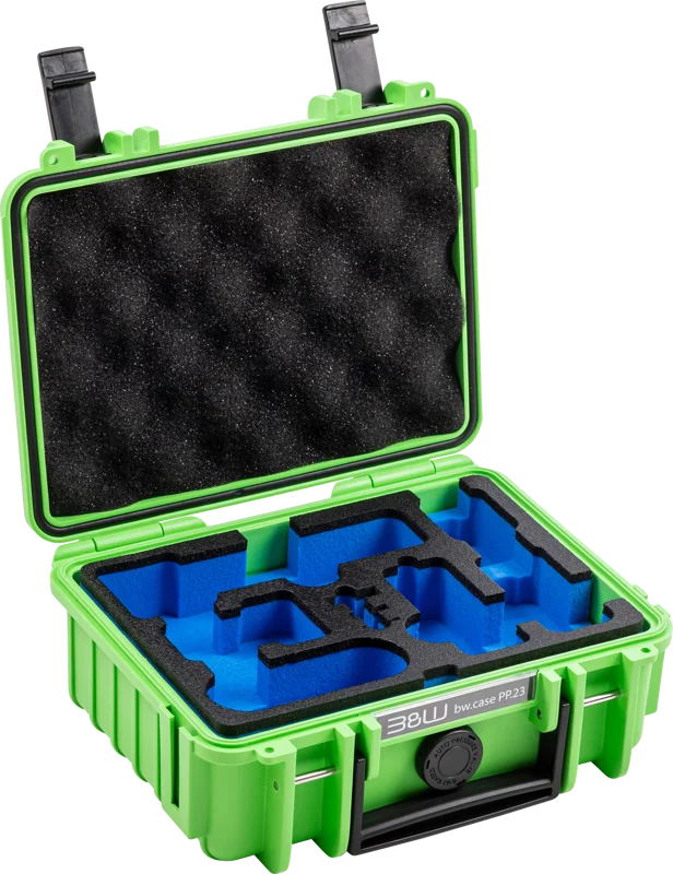B&W Outdoor Cases BW Outdoor Case Type 500 for DJI Osmo Pocket 3 Creator Combo, Green