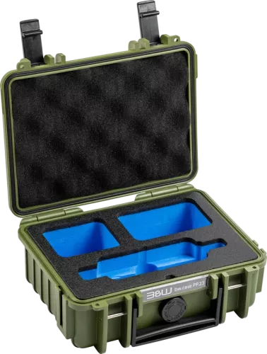 B&W Outdoor Cases BW Outdoor Case Type 500 for Insta360 X3, bronze-green