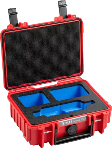 B&W Outdoor Cases BW Outdoor Case Type 500 for Insta360 X3, red