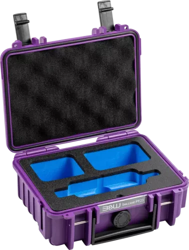 B&W Outdoor Cases BW Outdoor Case Type 500 for Insta360 X3, purple