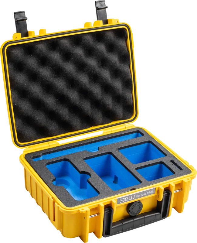 B&W Outdoor Cases BW Outdoor Cases Type 1000 for Insta360 X4, yellow
