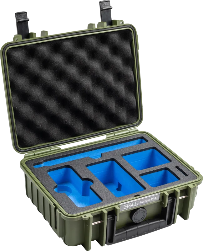 B&W Outdoor Cases BW Outdoor Cases Type 1000 for Insta360 X4, bronze green