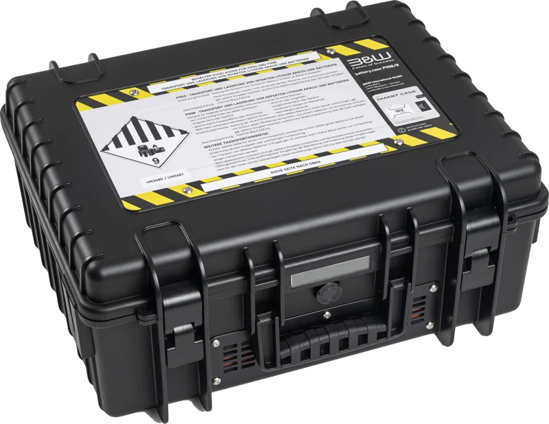 B&W Outdoor Cases BW Outdoor Battery.case 908.8. Transport & Storage of defective lithium batteries, black