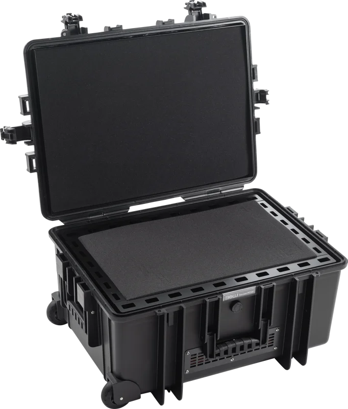 B&W Outdoor Cases BW Outdoor Battery.case 908.16. Transport & Storage of defective lithium batteries, black