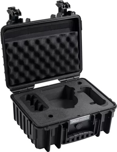 B&W Outdoor Cases BW Outdoor Cases Type 3000/PP.117 for DJI Flip, Black