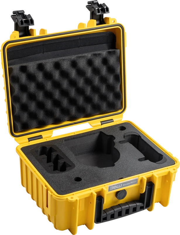 B&W Outdoor Cases BW Outdoor Cases Type 3000/PP.117 for DJI Flip, Yellow