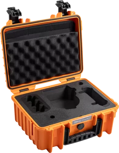 B&W Outdoor Cases BW Outdoor Cases Type 3000/PP.117 for DJI Flip, Orange