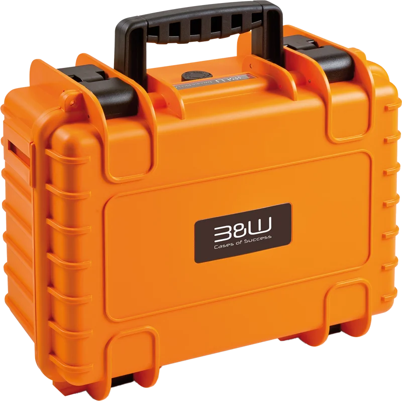 B&W Outdoor Cases BW Outdoor Cases Type 3000/PP.117 for DJI Flip, Orange