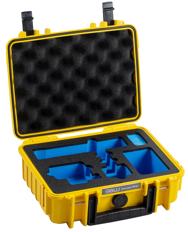 B&W Outdoor Cases BW Outdoor Action Case Type PP.41 I for GoPro HERO 13 (fits GoPro 9-13), yellow