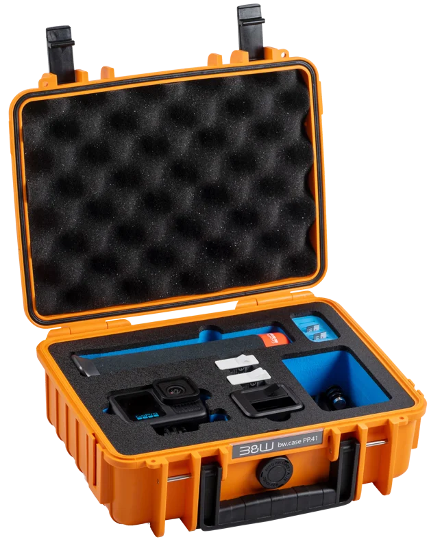 B&W Outdoor Cases BW Outdoor Action Case Type PP.41 I for GoPro HERO 13 (fits GoPro 9-13), orange
