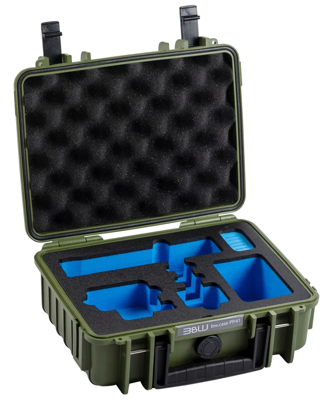 B&W Outdoor Cases BW Outdoor Action Case Type PP.41 I for GoPro HERO 13 (fits GoPro 9-13), bronze green