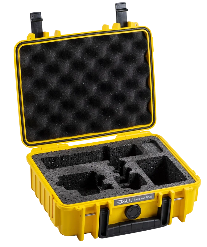 B&W Outdoor Cases BW Outdoor Action Case Type PP.41 I for GoPro HERO 13AP (fits GoPro 9-13AP), yellow