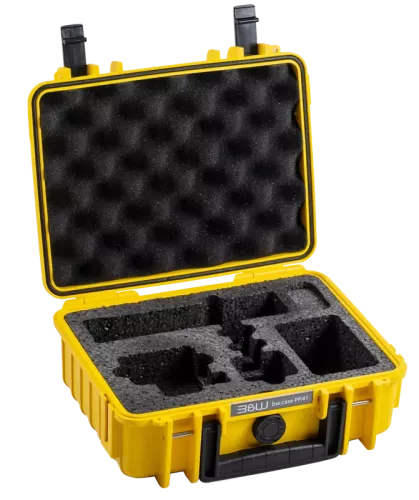 B&W Outdoor Cases BW Outdoor Action Case Type PP.41 I for GoPro HERO 13AP (fits GoPro 9-13AP), yellow