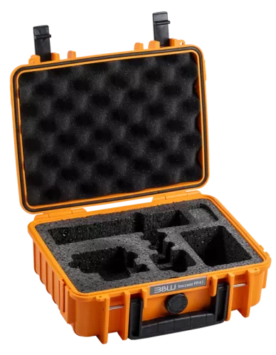 B&W Outdoor Cases BW Outdoor Action Case Type PP.41 I for GoPro HERO 13AP (fits GoPro 9-13AP), orange