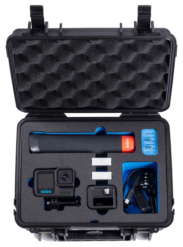 B&W Outdoor Cases BW Outdoor Action Case Type PP.66 I for GoPro HERO 13 (fits GoPro 9-13), black
