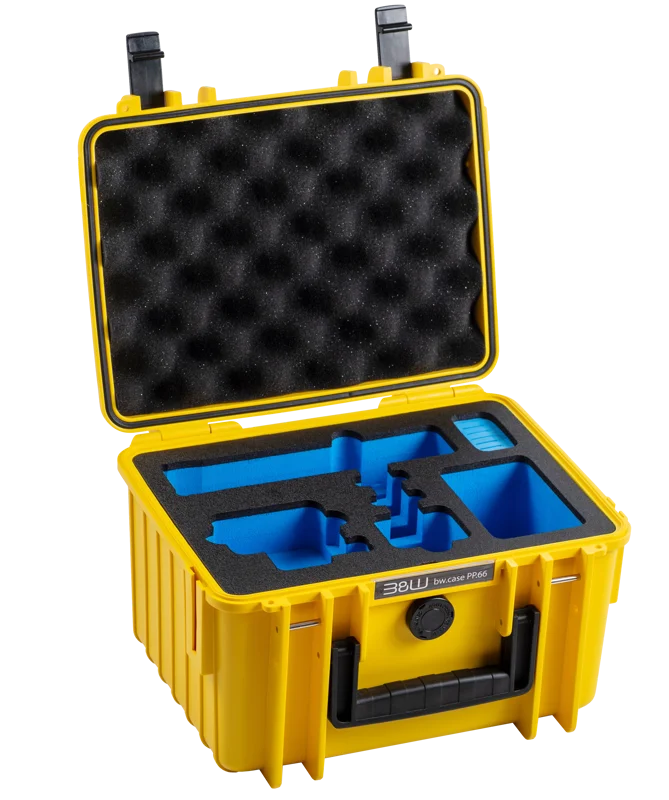 B&W Outdoor Cases BW Outdoor Action Case Type PP.66 I for GoPro HERO 13 (fits GoPro 9-13), yellow