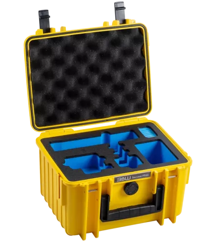 B&W Outdoor Cases BW Outdoor Action Case Type PP.66 I for GoPro HERO 13 (fits GoPro 9-13), yellow