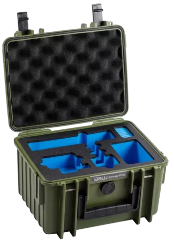 B&W Outdoor Cases BW Outdoor Action Case Type PP.66 I for GoPro HERO 13 (fits GoPro 9-13), bronze green