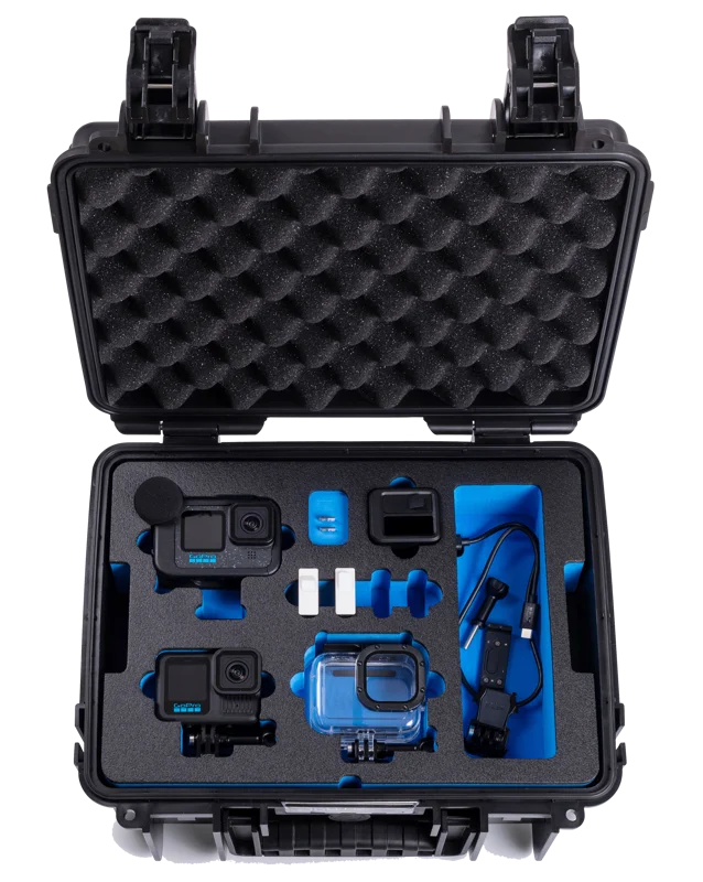 B&W Outdoor Cases BW Outdoor Action Case Type PP.117 I for GoPro HERO 13 (fits GoPro 9-13), black