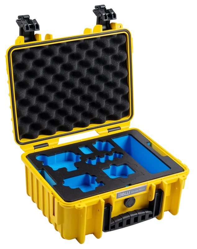 B&W Outdoor Cases BW Outdoor Action Case Type PP.117 I for GoPro HERO 13 (fits GoPro 9-13), yellow