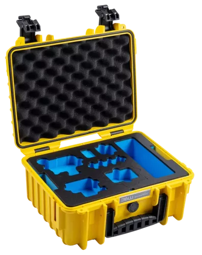 B&W Outdoor Cases BW Outdoor Action Case Type PP.117 I for GoPro HERO 13 (fits GoPro 9-13), yellow