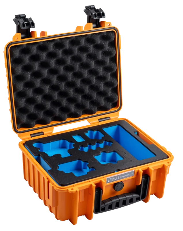 B&W Outdoor Cases BW Outdoor Action Case Type PP.117 I for GoPro HERO 13 (fits GoPro 9-13), orange