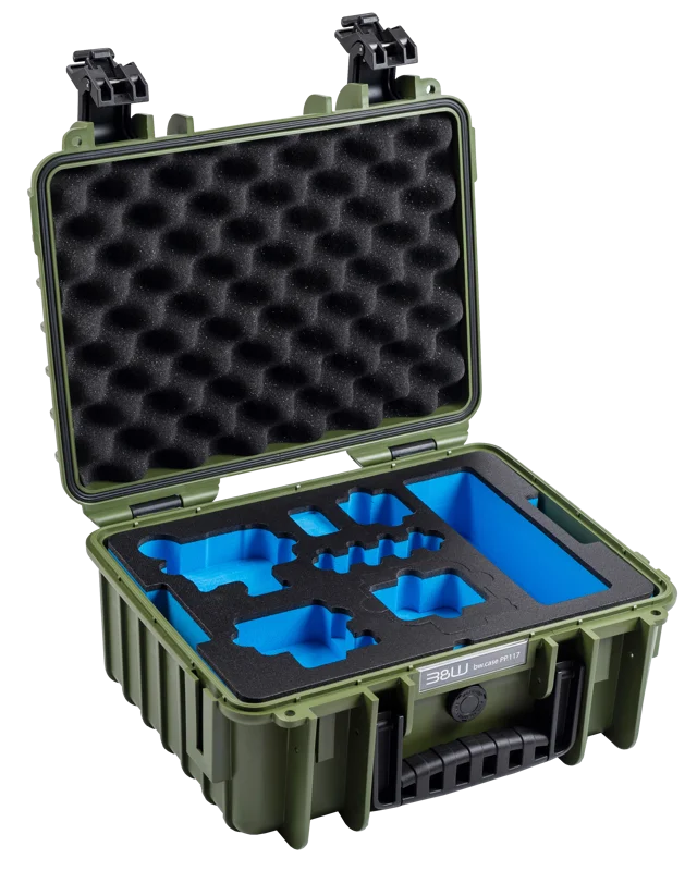 B&W Outdoor Cases BW Outdoor Action Case Type PP.117 I for GoPro HERO 13 (fits GoPro 9-13), bronze green