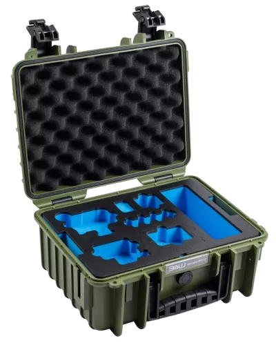 B&W Outdoor Cases BW Outdoor Action Case Type PP.117 I for GoPro HERO 13 (fits GoPro 9-13), bronze green