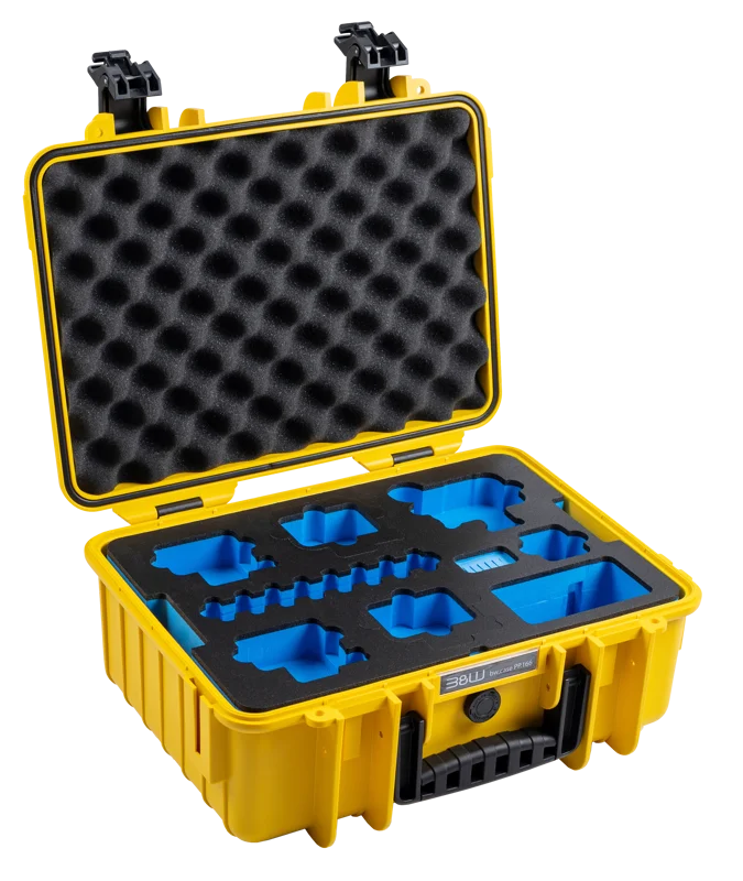 B&W Outdoor Cases BW Outdoor Action Case Type PP.166 I for GoPro HERO 13 (fits GoPro 9-13), yellow