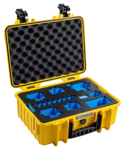 B&W Outdoor Cases BW Outdoor Action Case Type PP.166 I for GoPro HERO 13 (fits GoPro 9-13), yellow