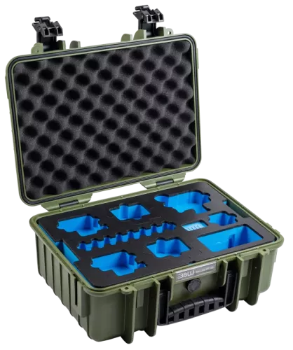 B&W Outdoor Cases BW Outdoor Action Case Type PP.166 I for GoPro HERO 13 (fits GoPro 9-13), bronze green