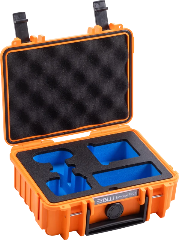 B&W Outdoor Cases BW Outdoor Action Case Type PP.23. for Insta360 GO3/GO3S, orange
