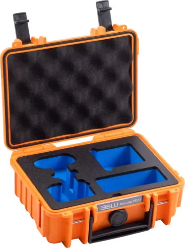 B&W Outdoor Cases BW Outdoor Action Case Type PP.23. for Insta360 GO3/GO3S, orange