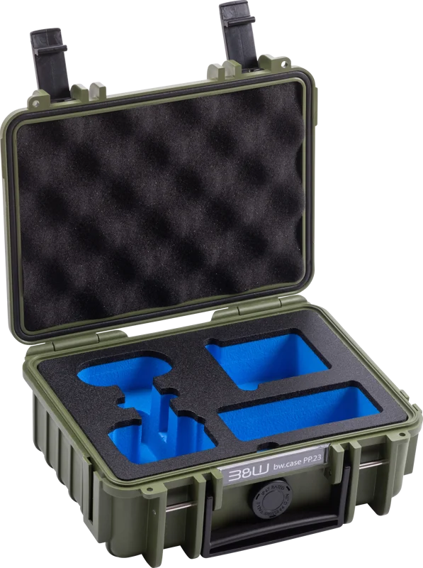 B&W Outdoor Cases BW Outdoor Action Case Type PP.23. for Insta360 GO3/GO3S, bronze green
