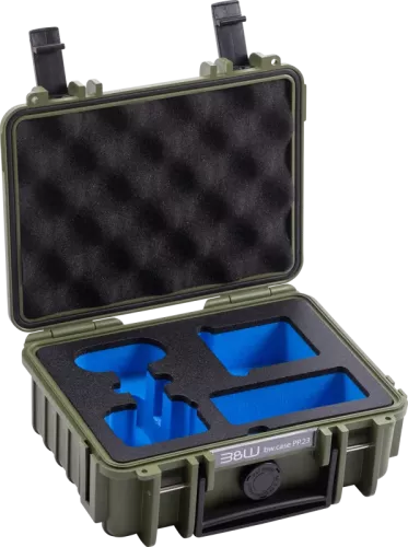 B&W Outdoor Cases BW Outdoor Action Case Type PP.23. for Insta360 GO3/GO3S, bronze green