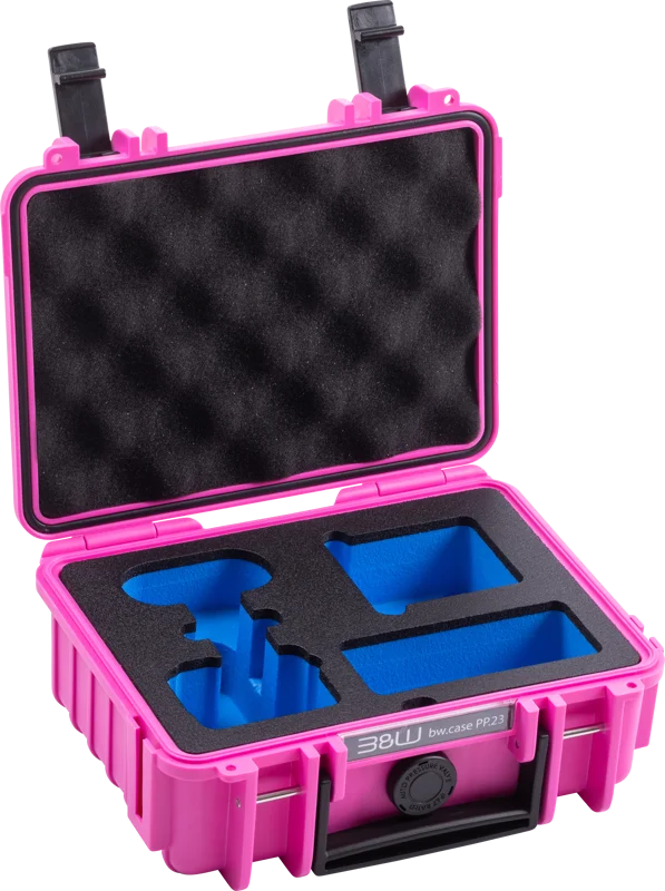 B&W Outdoor Cases BW Outdoor Action Case Type PP.23. for Insta360 GO3/GO3S, pink