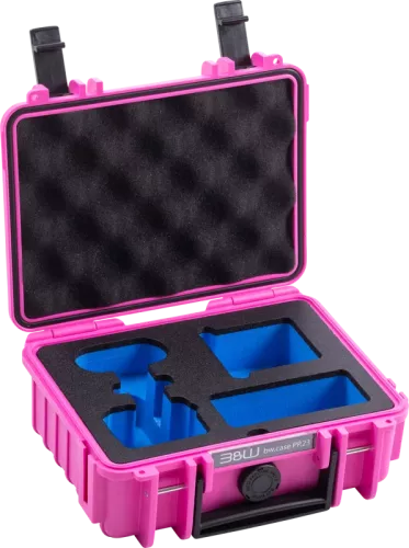 B&W Outdoor Cases BW Outdoor Action Case Type PP.23. for Insta360 GO3/GO3S, pink