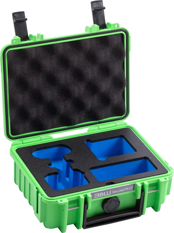 B&W Outdoor Cases BW Outdoor Action Case Type PP.23. for Insta360 GO3/GO3S, green