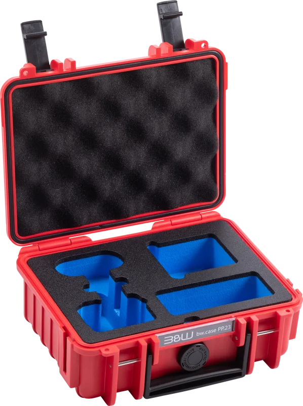 B&W Outdoor Cases BW Outdoor Action Case Type PP.23. for Insta360 GO3/GO3S, red