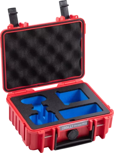 B&W Outdoor Cases BW Outdoor Action Case Type PP.23. for Insta360 GO3/GO3S, red