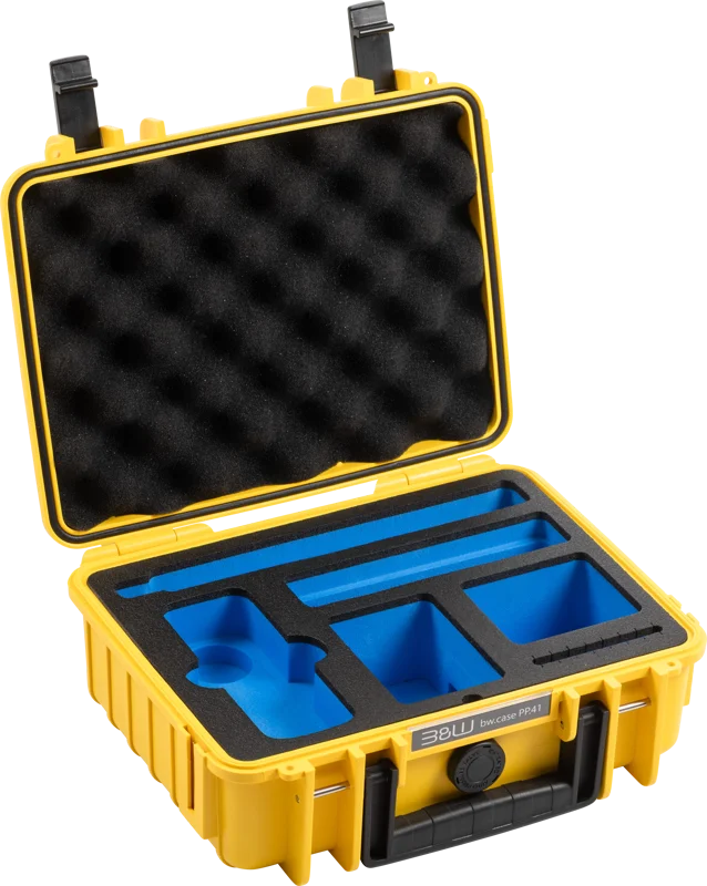 B&W Outdoor Cases BW Outdoor Case Type 1000 for Insta360 X4 / Insta360 X5, yellow