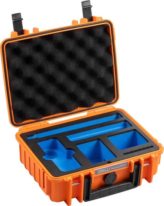 B&W Outdoor Cases BW Outdoor Case Type 1000 for Insta360 X4 / Insta360 X5, orange